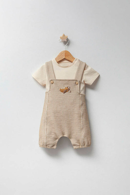 AIRPLANE TWO-PIECE SALOPETTE SET